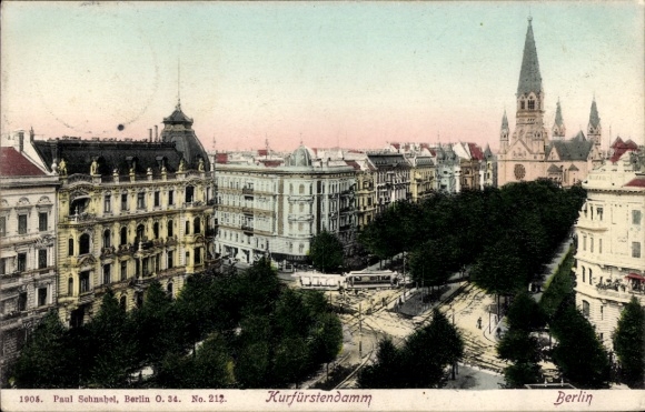 Ak Berlin Charlottenburg, Kurfürstendamm