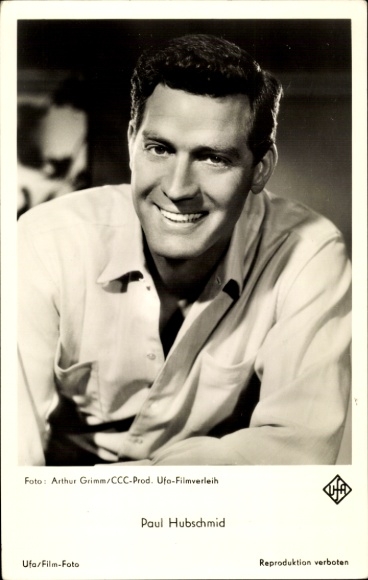Ak Schauspieler Paul Hubschmid, Portrait