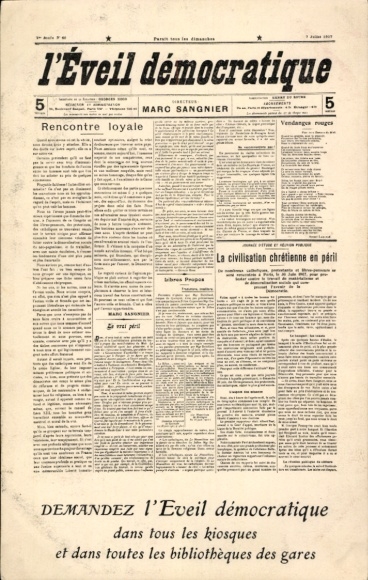 Zeitungs Ak Demokratisches Erwachen