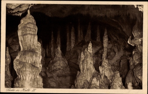 Ak Genkingen Sonnenbühl in Württemberg, Neue Nebelhöhle, Halle III