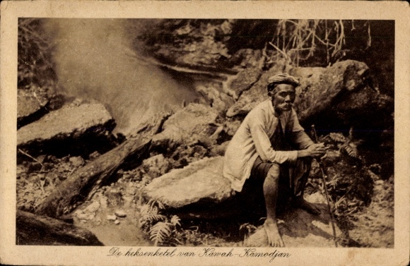 Ak Der Hexenkessel von Kawah-Kamodjan