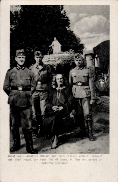 Ak Arendsee, Gustav Nagel, Wehrmachtsoldaten in Uniformen