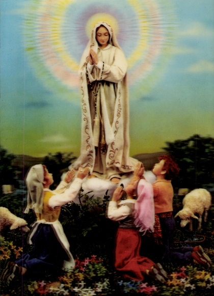 3-D Ak Heilige, Betende Menschen