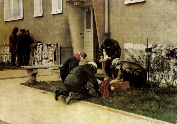 Ak 25 Jahre ZV, Zivilverteidigung der DDR, Selbst- und gegenseitige Hilfe, Schutz und Leben