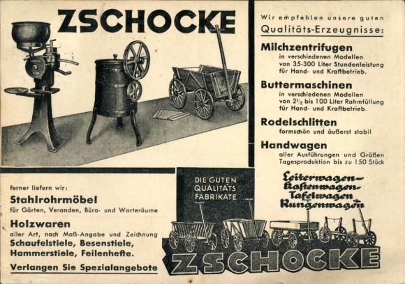 Ak Werbung, Zschocke, Stahlrohrmöbel, Holzwaren, Kaiserslautern