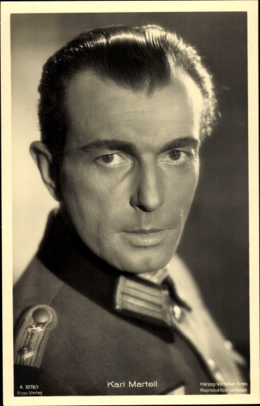 Ak Schauspieler Karl Martell, Portrait in Uniform, Ross Verlag A 3278 1
