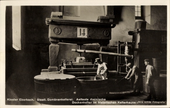 Ak Eltville,Kloster Eberbach,Domänenkellerei,Kelterhaus