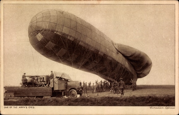 Ak Kanadischer Militärballon, LKW, One of the Army's Eyes