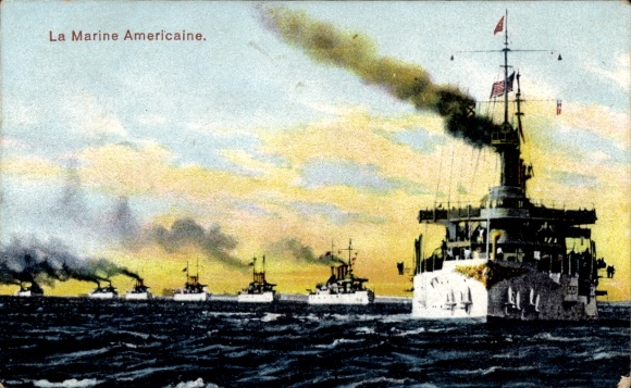 Ak Amerikanische Kriegsschiffe, Amerikanische Marine