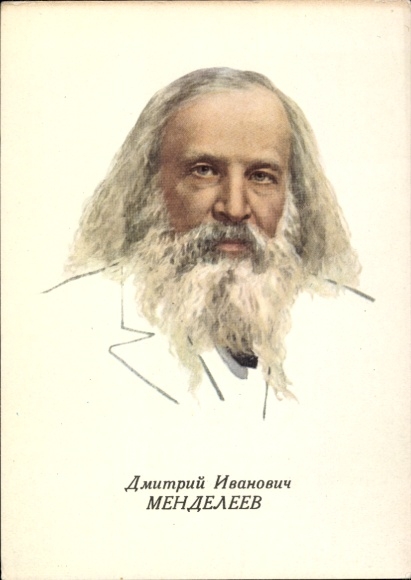 Ak Chemiker Dmitri Iwanowitsch Mendelejew, Portrait