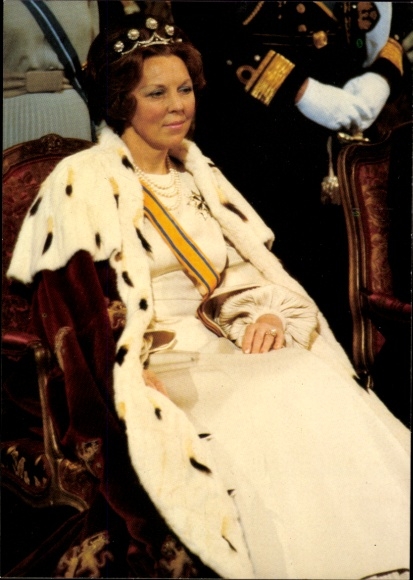 Ak Königin Beatrix der Niederlande, Inhuldiging 1980