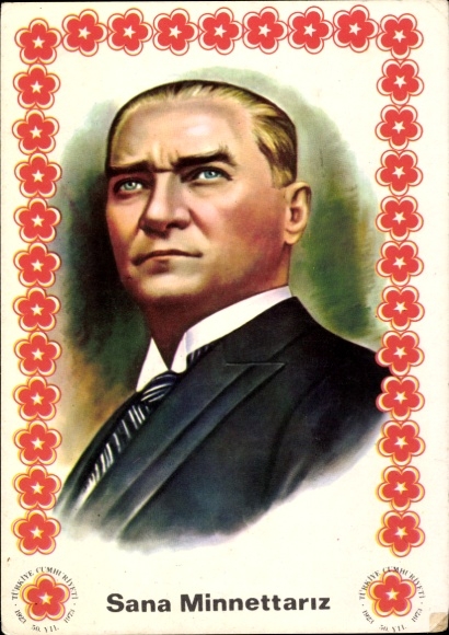 Ak Kemal Atatürk, Präsident der Republik Türkei, Portrait