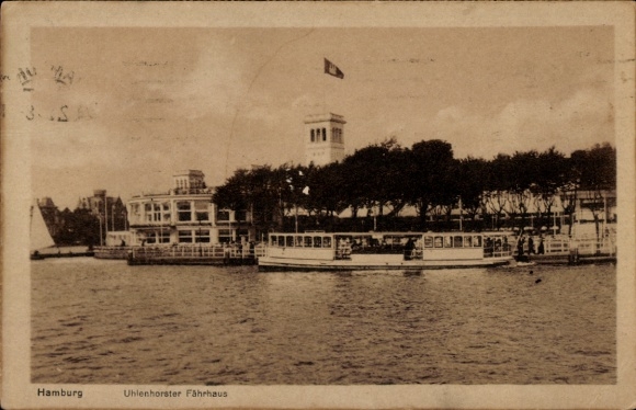 Ak Hamburg Nord Uhlenhorst, Uhlenhorster Fährhaus