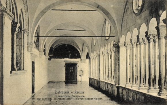 Ak Dubrovnik Kroatien, Franziskaner-Kloster