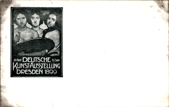 Ak Dresden, Deutsche Kunstausstellung 1899
