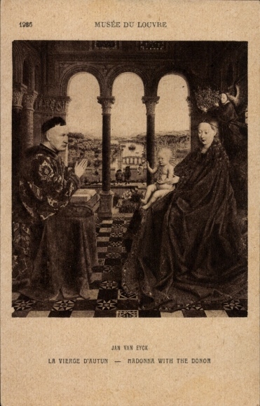 Künstler Ak van Eyck, Jan, Maria, Jesuskind