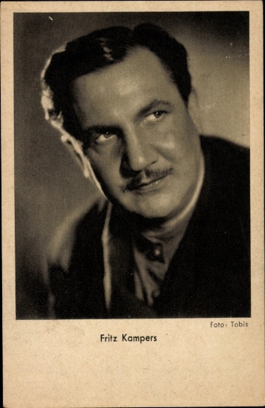 Ak Schauspieler Fritz Kampers, Portrait, Schnurrbart