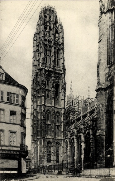 Ak Rouen Seine Maritime, Kathedrale