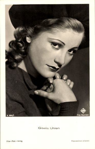 Ak Schauspielerin Gisela Uhlen, Portrait