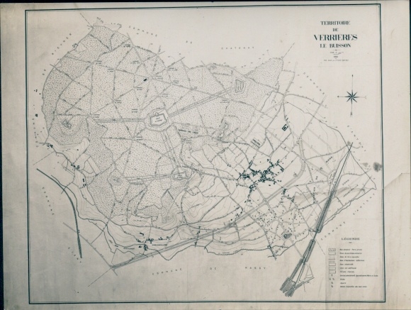 Stadtplan Foto Verrières le Buisson Essonne
