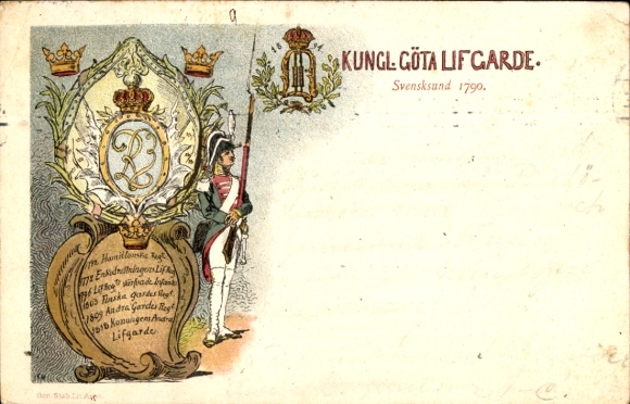 Litho Schweden, Königliche Leibgarde