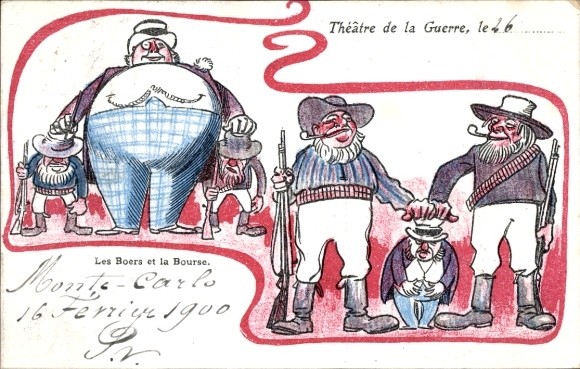 CPA Theatre de la Guerre, Les Boers et la Bourse