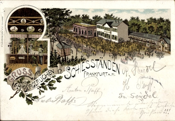 Litho Frankfurt am Main, Bürgerliche Schießstände