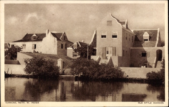 PC Curaçao Netherlands Antilles Caribbean, Old Style Mansion