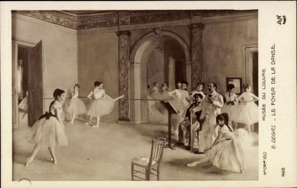 Künstler Ak Degas, E., Le Foyer de la Danse