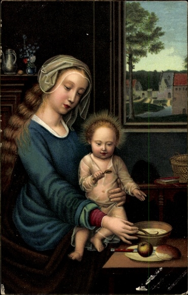 Künstler Ak Memling, H., Madonna mit Kind