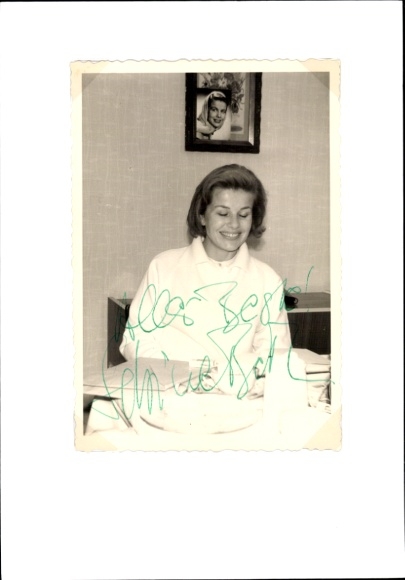 Ak Schauspielerin Sabine Bethmann, Portrait, Autogramm