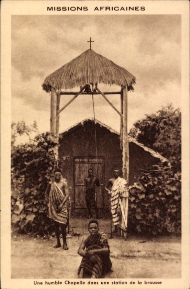 CPA Mission, Une humble Chapelle dans une station de la brousse