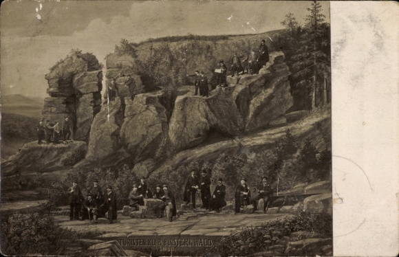 Foto Ak Stuttgart in Württemberg, Touristenklub Finsterwald