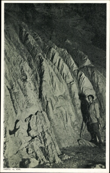 Ak Werfen in Salzburg, Eisriesenwelt im Tennengebirge, Eispalast