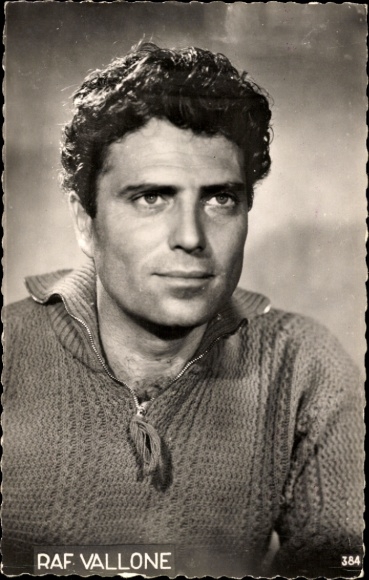 Ak Schauspieler Raf Vallone, Portrait
