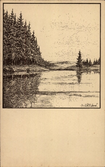 Künstler Ak Eiland, E., Lockung, Seele der Heimat 4