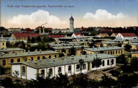 Ak Świętoszów Neuhammer am Queis Schlesien, Truppenübungsplatz, Wasserturm