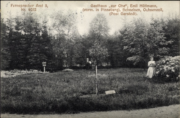 Ak Hamburg Eimsbüttel Schnelsen Ochsenzoll, Gasthaus zur Ohe E. Hüttmann