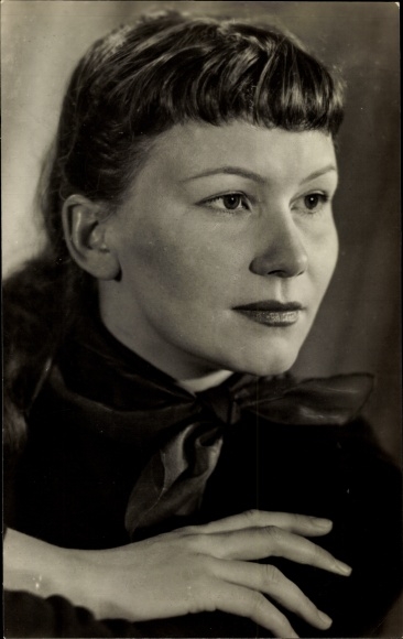 Ak Schauspielerin Lore Frisch, Portrait, DEFA Film, Zar und Zimmermann