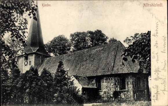 Ak Hamburg Wandsbek Rahlstedt Altrahlstedt, Kirche