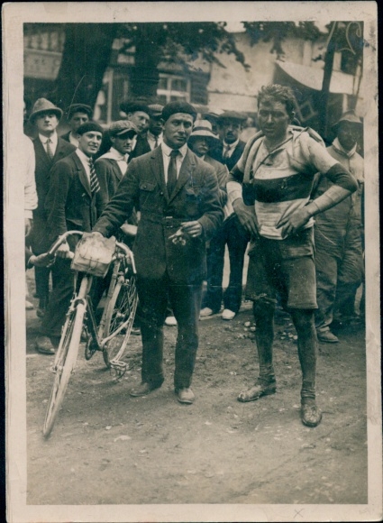Foto Tour de France 1921, 6. Etappe, Bayonne - Luchon, Sieger Hector Heusghem