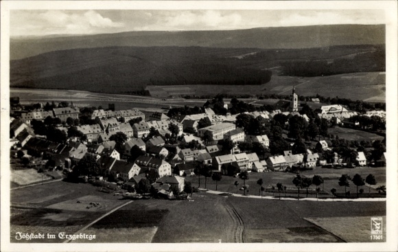 Ak Jöhstadt im Erzgebirge Sachsen, Gesamtansicht