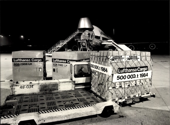 Foto Passagierflugzeug, Lufthansa, Fracht