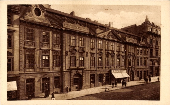 Ak Praha Prag Tschechien, Deutsches Haus am Graben