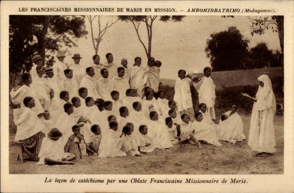 Ak Ambohidratrimo Madagaskar, Missionnaires de Marie, Lecon de Catechisme