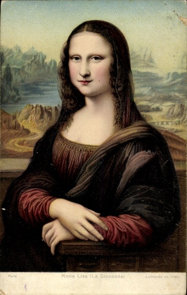 Künstler Litho Da Vinci, Leonardo, Mona Lisa