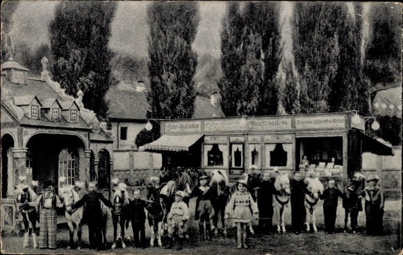 Ak Berlin, Schaefer's Märchenstadt Liliput, Schausteller