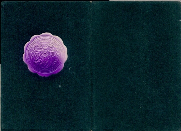 Klapp Passepartout Foto Deutscher Soldat in Uniform, Standportrait