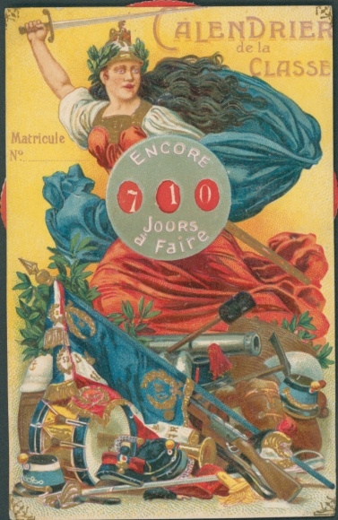 Mechanische Ak Calendrier de la Classe, Matricule No., Calendrier du Soldat