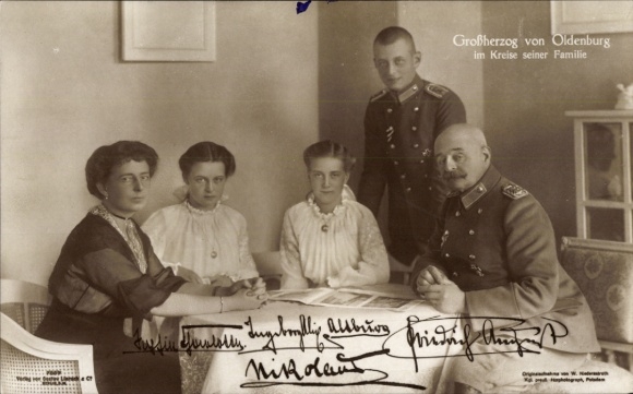 Ak Nikolaus v. Oldenburg, Großherzog Friedrich August v. Oldenburg, Liersch 7867